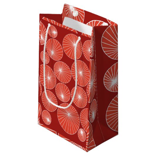 Pinwheels Kleine Geschenktasche Geschenktüte (Vorderseite Schrägansicht)