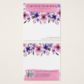 Pinzette Floral Pinselstrich Pinselstriche (Vorne & Hinten)