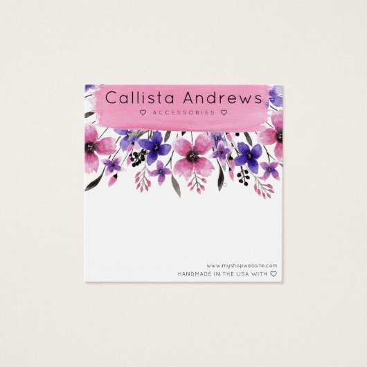 Pinzette Floral Pinselstrich Pinselstriche (Vorderseite)