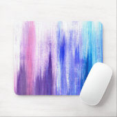 Pinzette Lila Pinselstriche Pinselstriche Wasserfa Mousepad (Mit Mouse)