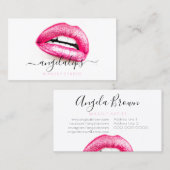 Pinzette Lips Moderne Sinne Visitenkarte (Vorne/Hinten)