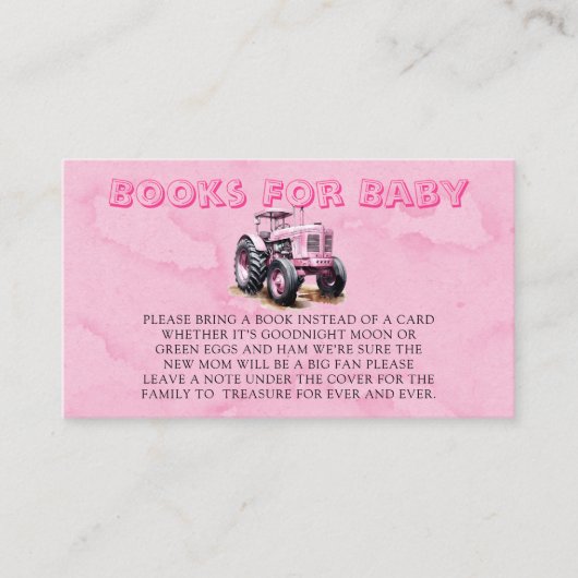 Pinzette Wasserfarbe Girl Books für Kinder Begleitkarte (Vorderseite)