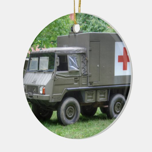Pinzgauer 712 SAN Keramik Ornament (Links)