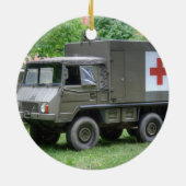 Pinzgauer 712 SAN Keramik Ornament (Hinten)