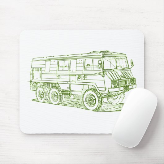 Pinzgauer 712K 6x6 Mousepad (Mit Mouse)