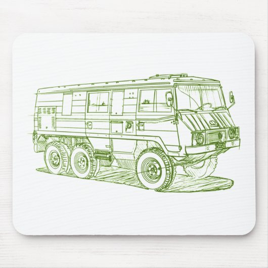 Pinzgauer 712K 6x6 Mousepad (Vorne)