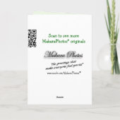 Pinzgauer 8371 Belated Birthday Card - anpassen Dankeskarte (Rückseite)