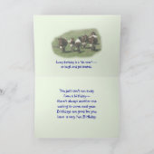 Pinzgauer Rinderherd 8372 - jedes Mal anpassen Dankeskarte (Innenseite)