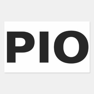 PIO: Blatt der rechteckigen Aufkleber durch ALXSw