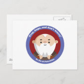 Pio di Pietrelcina Postkarte (Vorne/Hinten)