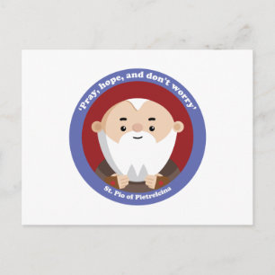 Pio di Pietrelcina Postkarte