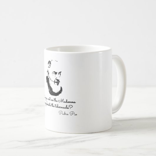Pio Padre Kaffeetasse (VorderseiteRechts)