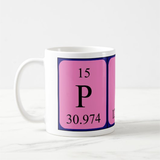 Pio Periodenname Tasse (Links)