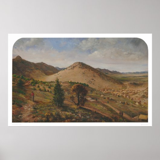 Pioche, Landkreis Lincoln, Nevada (1186) Poster (Vorne)