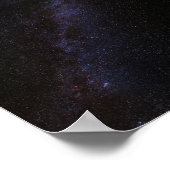 Pioneer 10 Plaque & Milky Way Galaxy Panorama Poster (Ecke)