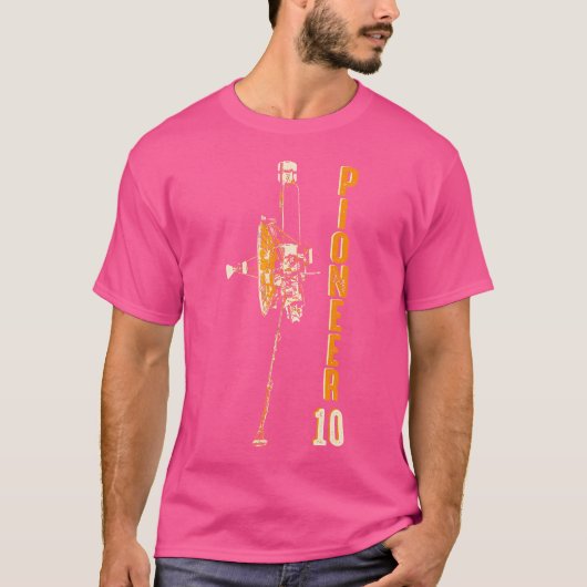 Pioneer 10 Space Probe Planet Jupiter Solar System T-Shirt (Vorderseite)