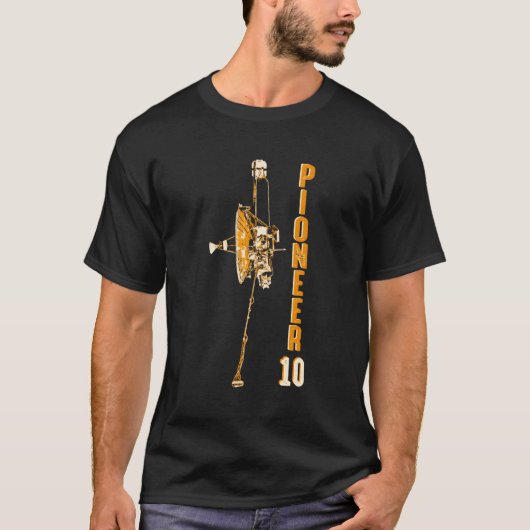 Pioneer 10 Space Probe Planet Jupiter Solar System T-Shirt (Vorderseite)