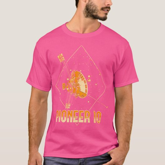 Pioneer 10 Space Probe Planet Jupiter Solar System T-Shirt (Vorderseite)