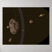 Pioneer 11 Space Exploration Science Poster (Vorne)