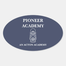 Pioneer Acton Academy Oval Sticker