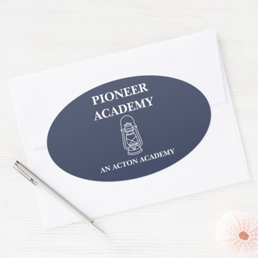 Pioneer Acton Academy Oval Sticker (Umschlag)