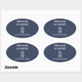 Pioneer Acton Academy Oval Sticker (Blatt)