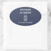 Pioneer Acton Academy Oval Sticker (Tasche)