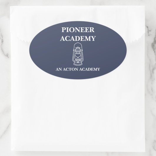 Pioneer Acton Academy Oval Sticker (Tasche)