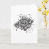 Pioneer CDJ-1000 Graffiti Karte (Gelbe Blume)