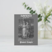 Pioneer Couple Postkarte (Stehend Vorderseite)