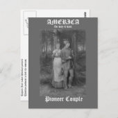 Pioneer Couple Postkarte (Vorne/Hinten)