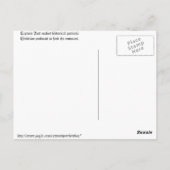 Pioneer Couple Postkarte (Rückseite)