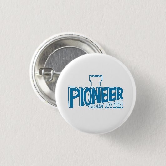 Pioneer das beste Leben überhaupt Button (Vorne & Hinten)