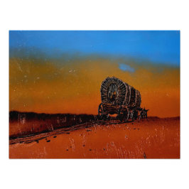 Pioneer Days Covered Wagon Fotodruck