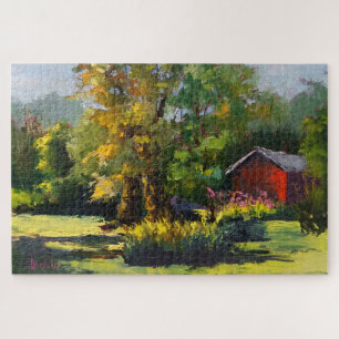 Pioneer Farm beeindruckende Malerei Puzzle