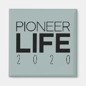 Pioneer Life 2020 Graublau Magnet (Vorne)