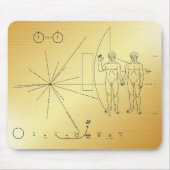 Pioneer Plaque Adam & Adam Mousepad (Vorne)