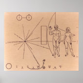 Pioneer Plaque Poster (Vorne)
