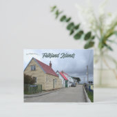 Pioneer Row Stanley Falkland Islands Postkarte (Stehend Vorderseite)