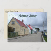 Pioneer Row Stanley Falkland Islands Postkarte (Vorne/Hinten)