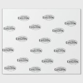 Pioneer Saloon Wrapping Paper Geschenkpapier (Flach)