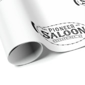 Pioneer Saloon Wrapping Paper Geschenkpapier (Rolleneckpunkt)