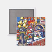 Pioneer Square Magnet (Vorderseite/Rückseite)