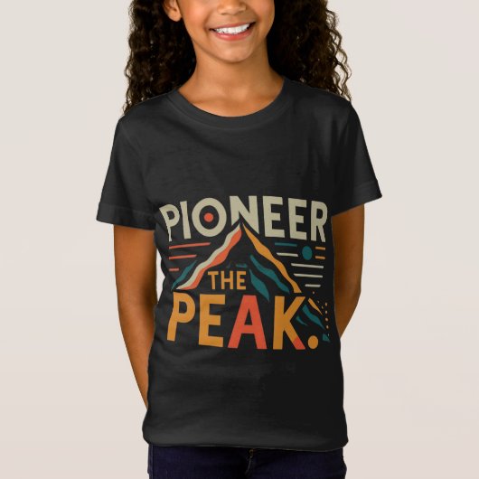 Pioneer the Peak ( Designed Kid's T - Shirt ) (Vorderseite)