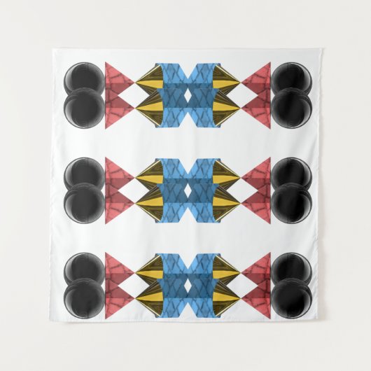 Pionia Wandteppich (Vorderseite (Horizontal))