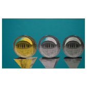 Pionie Stoff (Fat Quarter (45,7 x 55,9 cm))