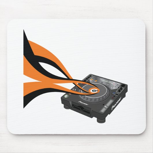 Pionier CDJ 1000 WIRBEL Mousepad (Vorne)