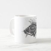 Pionier-Graffiti CDJ-1000 Kaffeetasse (Vorderseite Links)