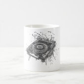 Pionier-Graffiti CDJ-1000 Kaffeetasse (Mittel)