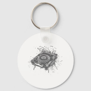 Pionier-Graffiti CDJ-1000 Schlüsselanhänger